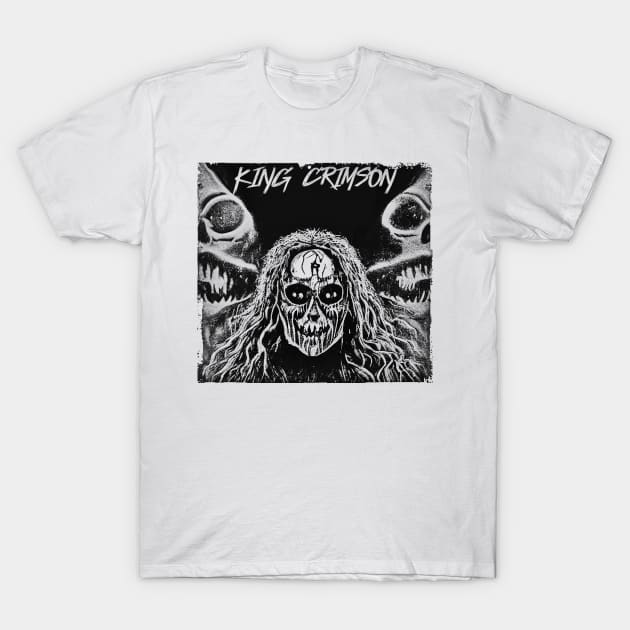 King Crimson-Black & White illustrations T-Shirt by tepe4su